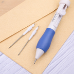 Embroidery set with water-soluble template for clothing