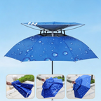 Hands-Free Umbrella Hat – Protection from Sun and Rain