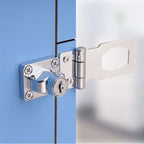 Door lock with hinge bolt and 2 keys