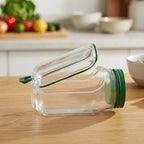 Glass Salad Bowl with Lid – Fresh Ingredients, No Soggy Salad