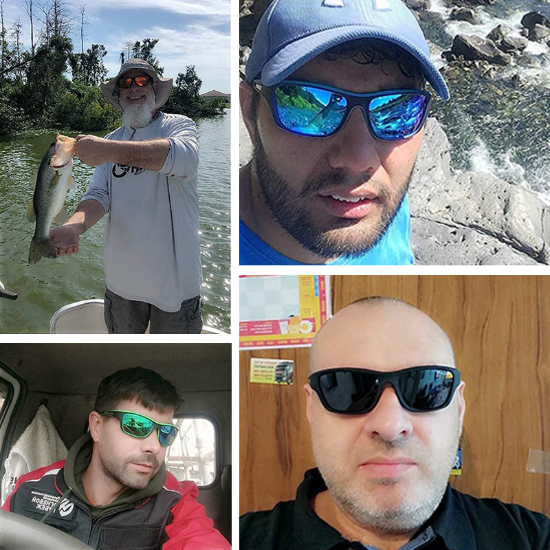 Polarisierte Sportsonnenbrille mit flexiblem Rahmen