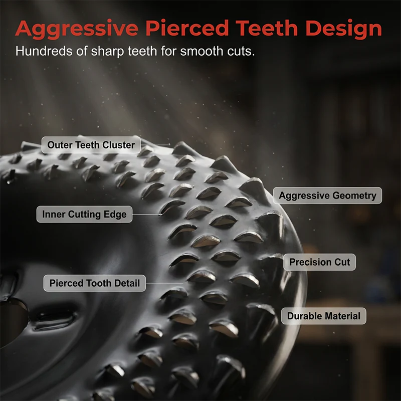 Wood grinding disc 125 mm for angle grinder