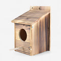 Vogelhaus Holz Natur – Wandmontage oder freistehend für Garten