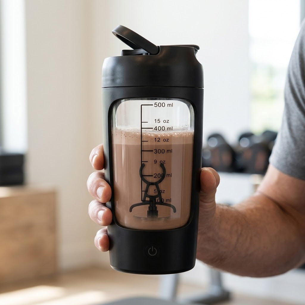 Elektrischer Protein-Shaker mit Akku, 500 ml, USB-C