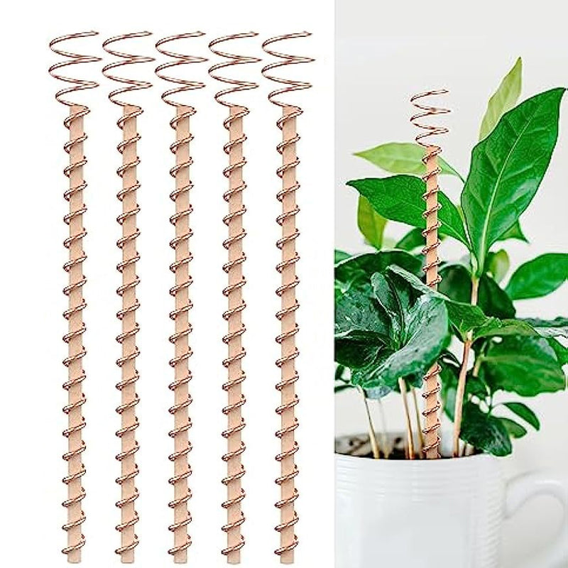 Copper plant stakes 30 cm for natural plant strengthening