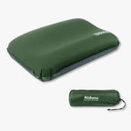 Inflatable travel pillow ergonomic for neck support