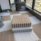 Puzzleteppich-Fliesen mit Schaumstoff – Weiche Bodenfliesen
