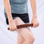 Massagestab Holz mit 5 Kugeln – Lymphdrainage und Entspannung