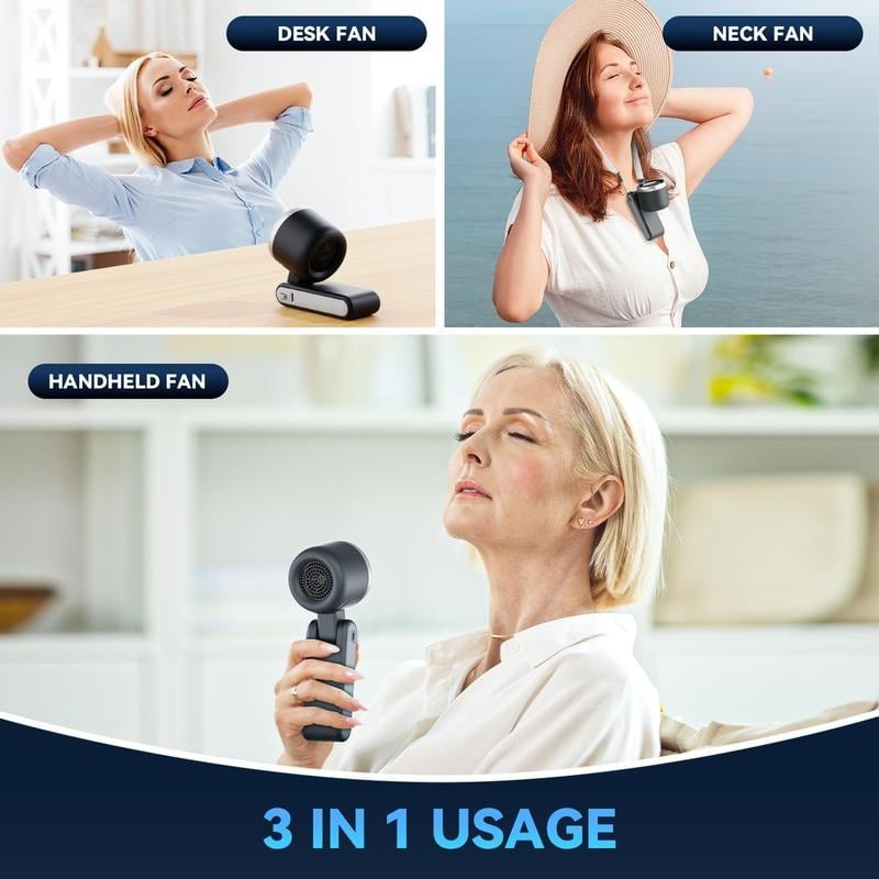Handventilator faltbar mit 5 Geschwindigkeitsstufen