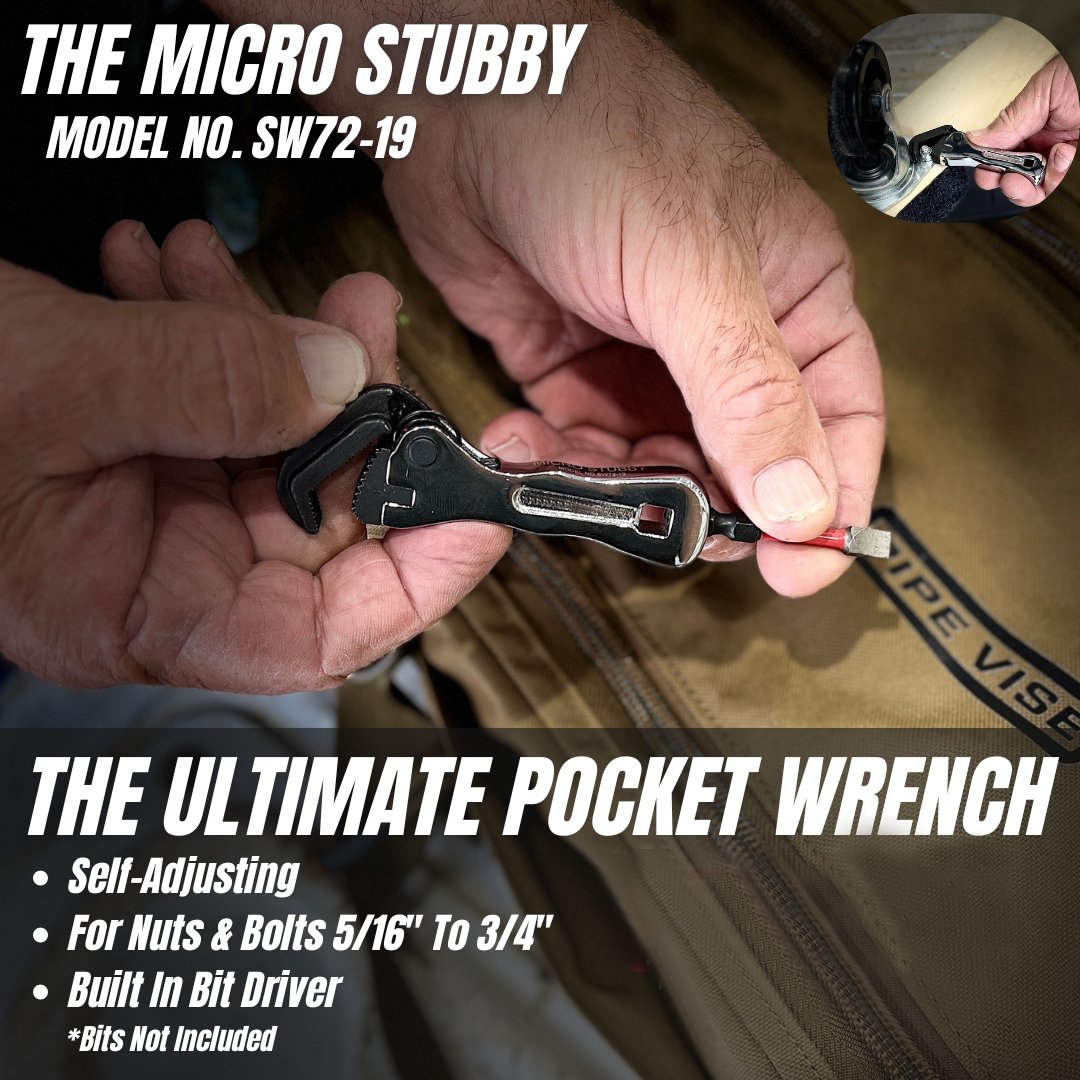 Compact ratchet tool with 1/4" drive for tight spaces