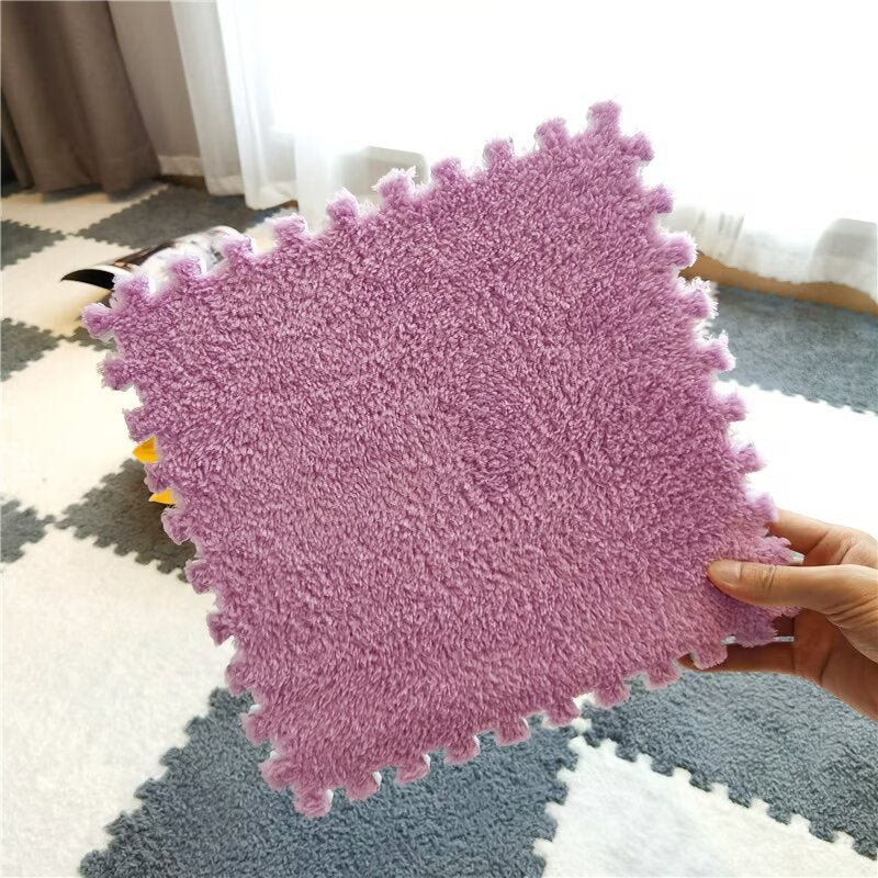 Puzzleteppich-Fliesen mit Schaumstoff – Weiche Bodenfliesen