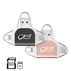 4-in-1 Universal Card Reader for SD and MicroSD Cards