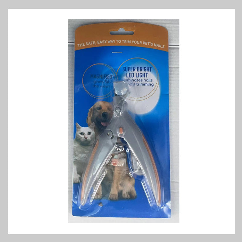 Pet Claw Scissors with LED Light – Replaceable Stainless Steel Blade