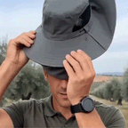 Sonnenhut mit abnehmbarem Nackenschutz und Gesichtsmaske