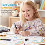 Glitter Marker Set Dual-Tip with Shimmer Ink