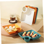 Dip holder with integrated sauce compartment – No more dripping