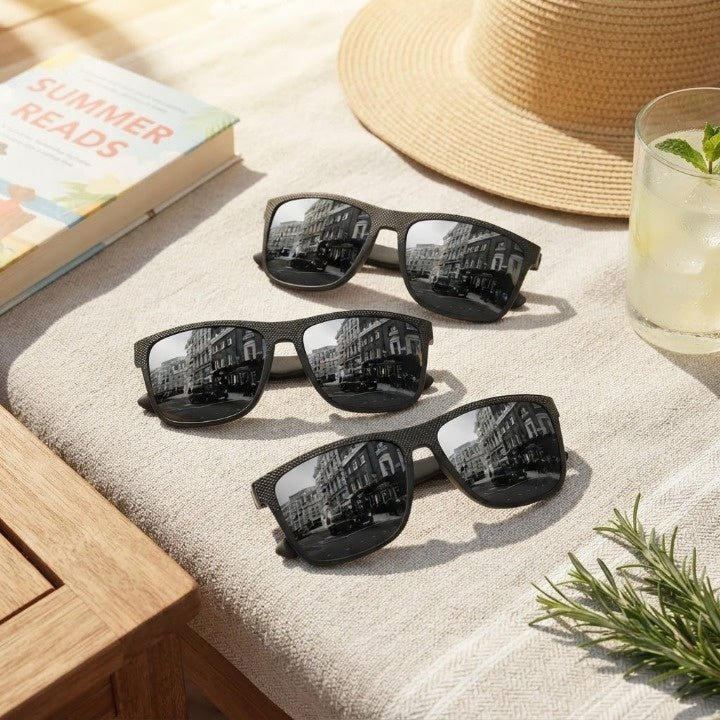 3er Set Sonnenbrillen – Polarisiert mit 100% UV-Schutz