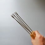 Grillgabeln Edelstahl mit Holzgriffcm