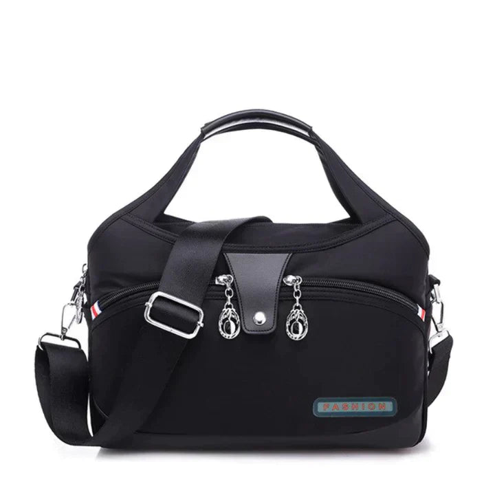 Damen Handtasche mit Schultergurt und mehreren Fächern