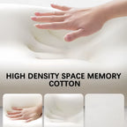 Wedge pillow for couples with ergonomic shape
