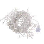 LED Eisregen-Lichterkette 10 m mit 8 Leuchtmodi, IP55