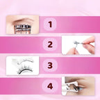 Reusable Magnetic Eyelashes – Quick Hold, Natural Look, No Glue