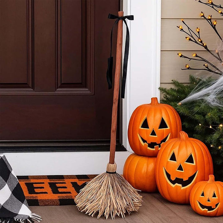 Hexenbesen mit Sound und Bewegung für Halloween