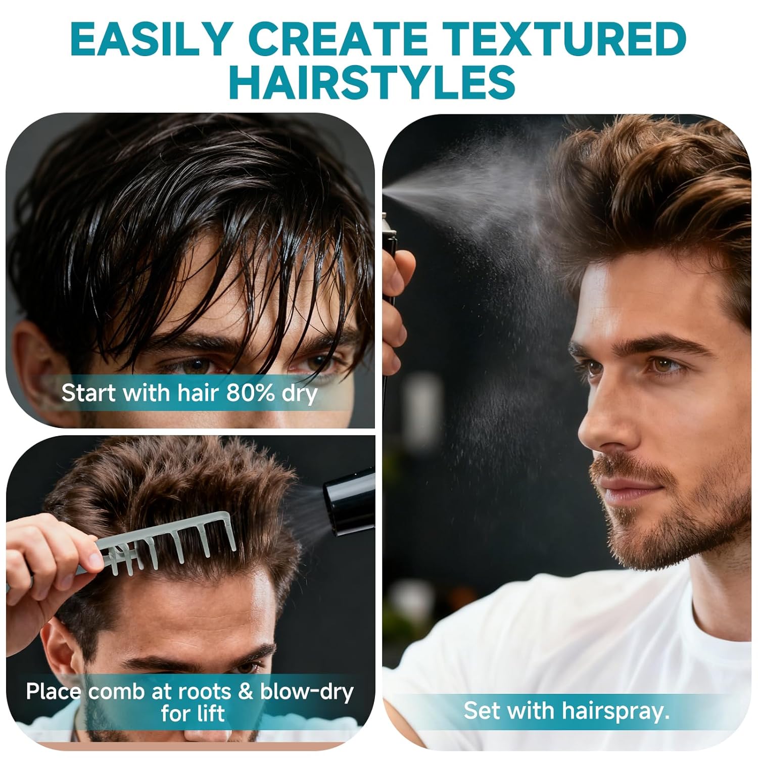 Professional Volume Comb for Hair Styling