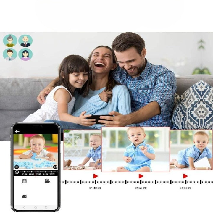 Magnetische Mini-Kamera – 1080P Full HD, Nachtsicht & Bewegungsmelder