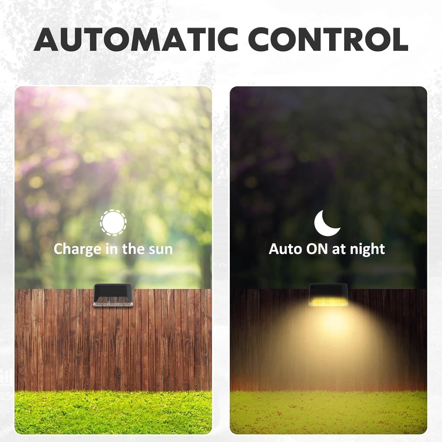 Solar patio lights with motion sensor