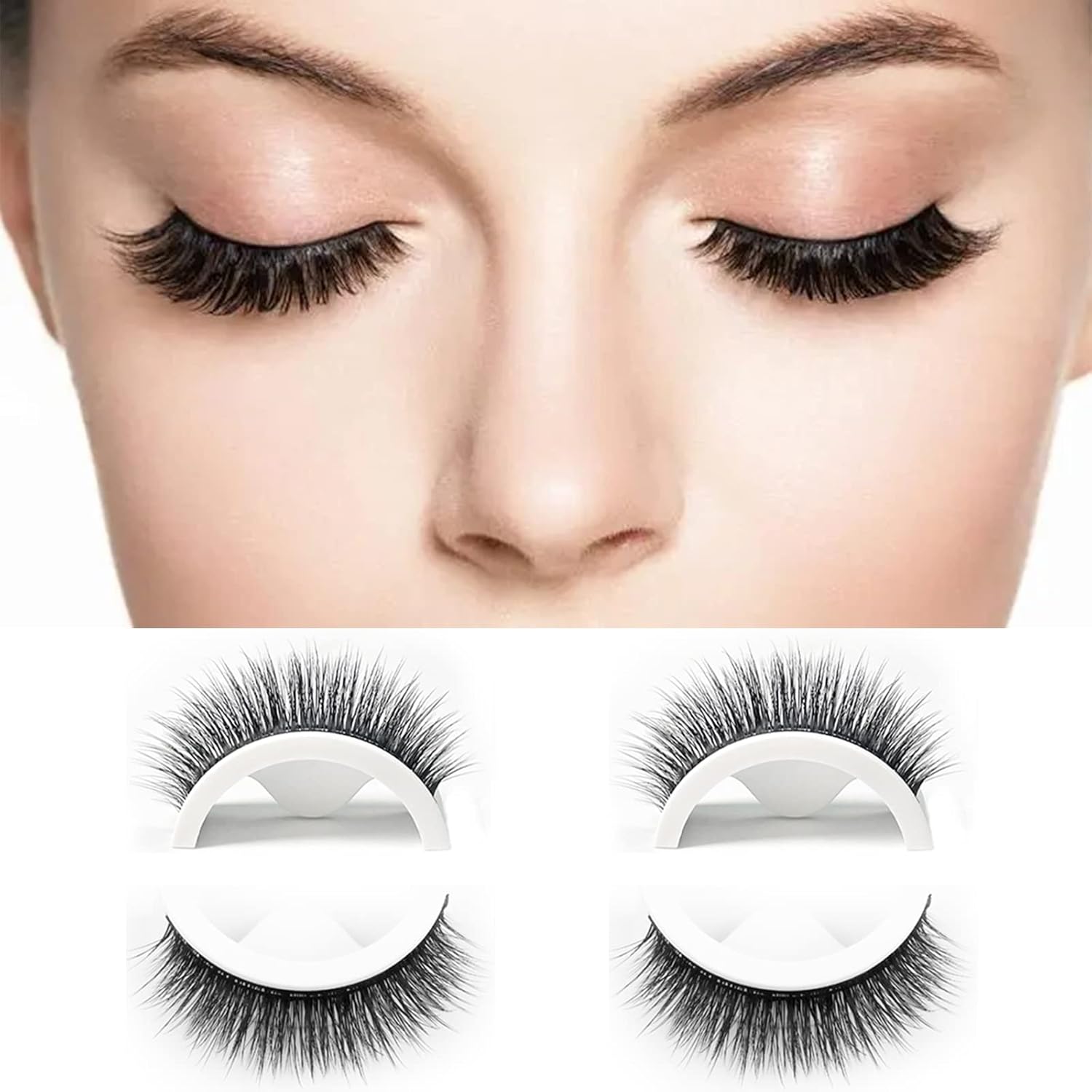 Wiederverwendbare Magnet-Wimpern – Schneller Halt, Natürlicher Look, Kein Kleber