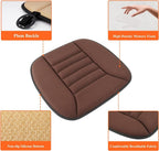 Memory foam car seat cushion with ergonomic design