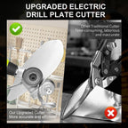 Drill Attachment Metal Cutter with Protective Cover & Cutting Disc