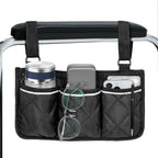 Rollstuhl-Organizertasche mit Schnellzugriff und Reflektorstreifen