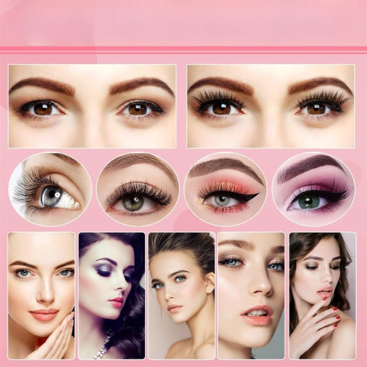 Wiederverwendbare Magnet-Wimpern – Schneller Halt, Natürlicher Look, Kein Kleber