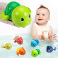 Wind-Up Swimming Turtle Bath Toy – Set of 6
