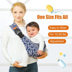 Adjustable baby carrier with buckle system