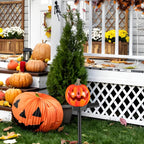Solar-Kürbislaterne für den Garten – Warmes Halloween-Licht