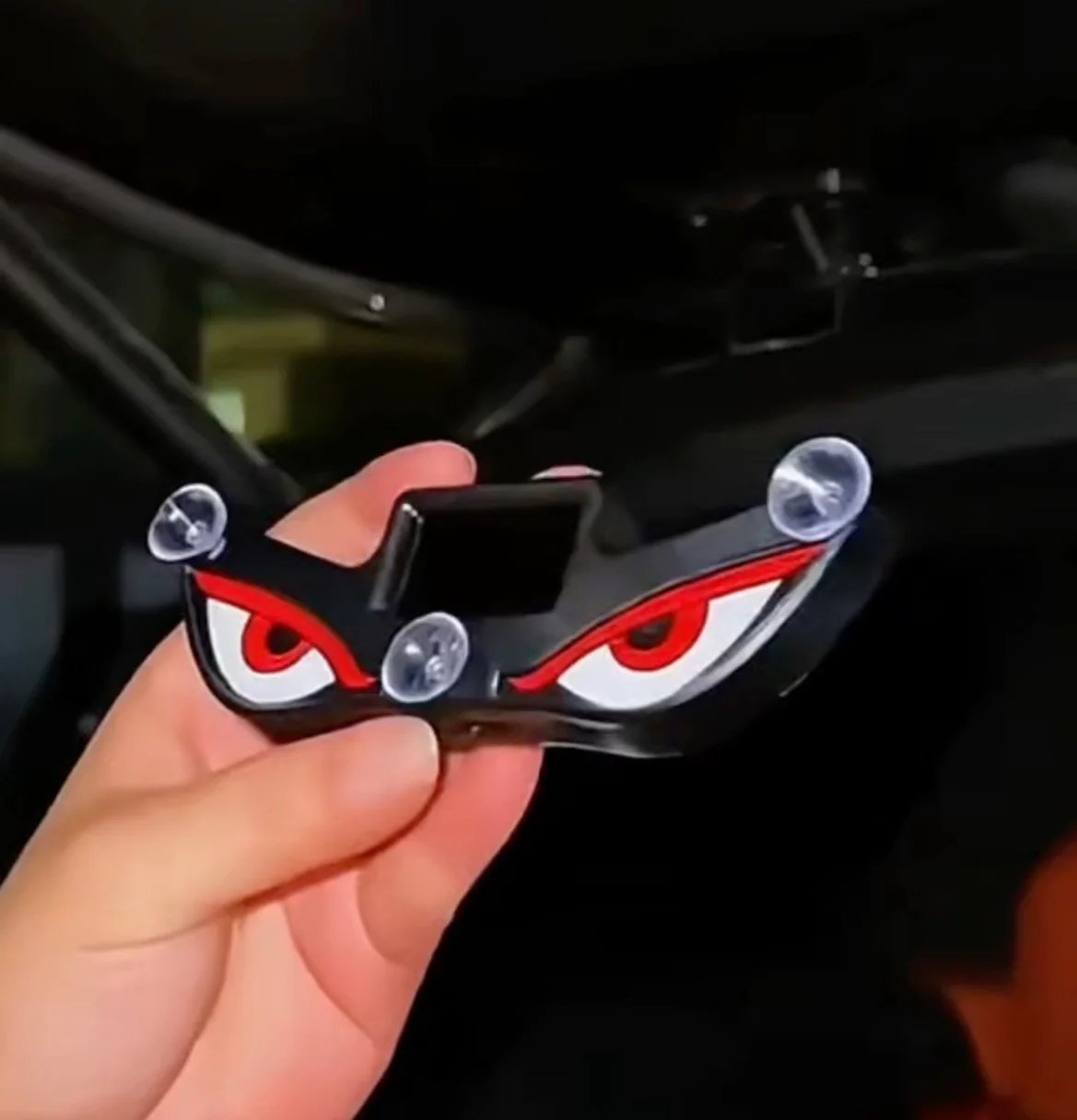 LED Car Window Light Solar with Eye Design