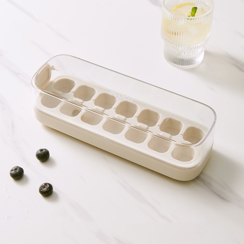 Eiswürfelform mit Pressmechanismus