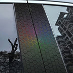 Car B-pillar protective film with scratch protection
