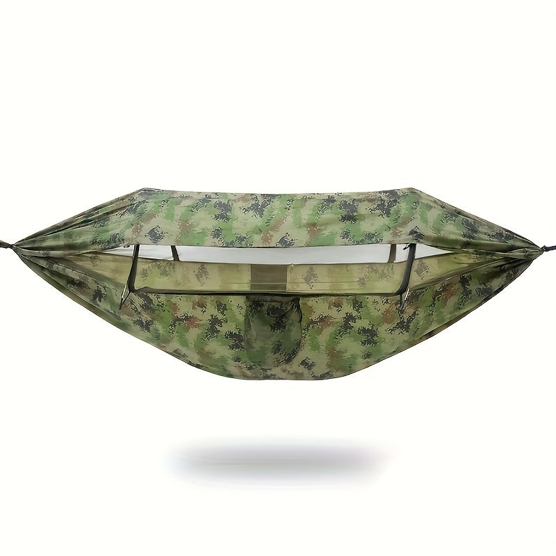 Outdoor-Hängematte mit Moskitonetz und Sonnenschutz