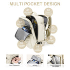 Travel backpack 35 L with USB port and shoe compartment