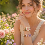 Häkelarmband-Set mit Naturmotiven – DIY-Bastelset