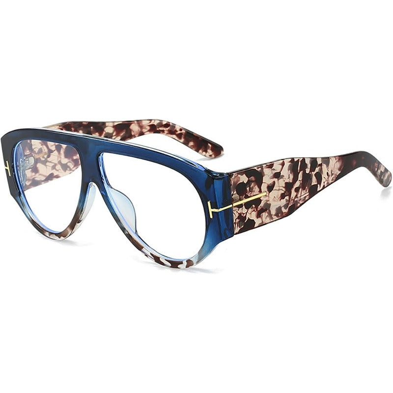 Aviator Oversized Sunglasses with UV400 Protection