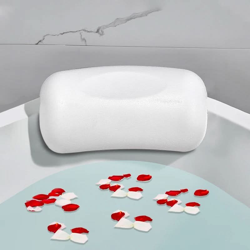 Bathtub Pillow with Suction Cups – Support for Head & Neck