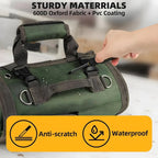 Werkzeugrolle Textil mit mehreren Taschen – Rollbar und Tragegriff