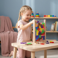 Wooden puzzle blocks for children from 2 years – Montessori educational toy