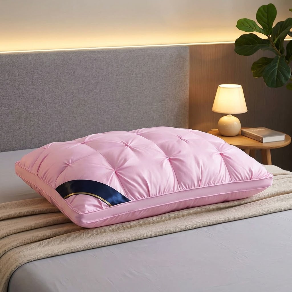 Nackenkissen ergonomisch mit 3D-Zopfmuster