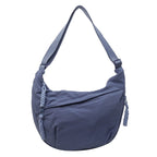 Nylon Crossbody Bag with Multiple Compartments – Lightweight and Practical